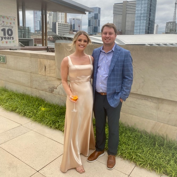 Jenny Yoo Ariana Pale Gold - Picture 2 of 5